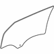 GM 84578754 Door Glass, Rear Passenger Side