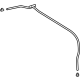 GM 26345484 Hose, Sun Roof Frame GM 26345484 Hose, Sun Roof Frame
