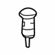 GM 25974441 Lock Cylinder, Rear GM 25974441 Lock Cylinder, Rear