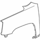 GM 22846919 Fender, Front Driver Side GM 22846919 Fender, Front Driver Side