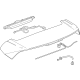 GM 85054873 Spoiler Kit, Rear Compartment, Black GM 85054873 Spoiler Kit, Rear Compartment, Black