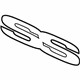 GM 92228474 Nameplate, White GM 92228474 Nameplate, White