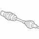 GM 19256589 Axle Assembly, Front Passenger Side