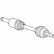 GM 84924865 Axle Assembly, Front Driver Side