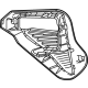 GM 26489083 Cover, Capsule/Headlamp Body To Fender GM 26489083 Cover, Capsule/Headlamp Body To Fender