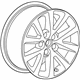 GM 23123754 Wheel, Alloy, Rear GM 23123754 Wheel, Alloy, Rear