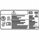 GM 92249689 A/C Label GM 92249689 A/C Label