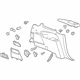 GM 23389787 Quarter Trim Panel, Rear Lower Driver Side GM 23389787 Quarter Trim Panel, Rear Lower Driver Side