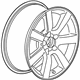 GM 22921890 Wheel, Rear GM 22921890 Wheel, Rear