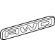 GM 26505223 Plate, Rear End Panel And Tailgate GM 26505223 Plate, Rear End Panel And Tailgate