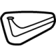 GM 26441059 Cover, Seat Belt