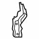 GM 22780599 Front Reinforcement, Passenger Side GM 22780599 Front Reinforcement, Passenger Side