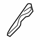 GM 19317853 Recline Handle, Front GM 19317853 Recline Handle, Front