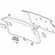 GM 85126137 Lower Gate Trim, Jet Black GM 85126137 Lower Gate Trim, Jet Black