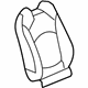 GM 20864324 Seat Back Cover, Front Passenger Side GM 20864324 Seat Back Cover, Front Passenger Side