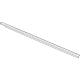 GM 85106006 Belt Molding, Front Driver Side GM 85106006 Belt Molding, Front Driver Side