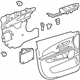 GM 22761521 Door Trim Panel, Titanium, Front Driver Side GM 22761521 Door Trim Panel, Titanium, Front Driver Side