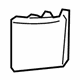 GM 19168023 Applique, Passenger Side GM 19168023 Applique, Passenger Side