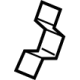 GM 22985491 Wheelhouse Assembly Lower Bracket, Inner
