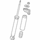 GM 42788582 Shock Absorber, Rear Upper GM 42788582 Shock Absorber, Rear Upper