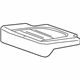 GM 84865906 Seat Cushion Pad, Passenger Side