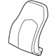 GM 22784989 Seat Back Cover, Front