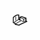 GM 84060566 Lower Extension Lower Reinforcement, Driver Side GM 84060566 Lower Extension Lower Reinforcement, Driver Side