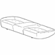GM 95154442 Seat Cushion Pad GM 95154442 Seat Cushion Pad