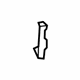 GM 22810648 Rail End Lower Extension, Rear Passenger Side