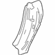 GM 23458218 Lock Pillar Reinforcement, Rear Driver Side GM 23458218 Lock Pillar Reinforcement, Rear Driver Side