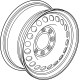 GM 85162242 Wheel, Rear Or Spare, Ultra Silver GM 85162242 Wheel, Rear Or Spare, Ultra Silver
