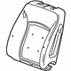 GM 26207093 Seat Back Pad, Front GM 26207093 Seat Back Pad, Front