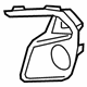 GM 42338076 Trim Cover, Front Driver Side GM 42338076 Trim Cover, Front Driver Side