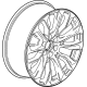 GM 84423416 Wheel, Alloy, Rear GM 84423416 Wheel, Alloy, Rear