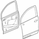 GM 84987607 Door Shell, Front Passenger Side GM 84987607 Door Shell, Front Passenger Side