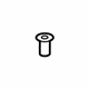 GM 22876511 Lock Knob Bezel, Titanium GM 22876511 Lock Knob Bezel, Titanium