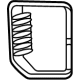 GM 84319825 Trim Ring, Black, Driver Side GM 84319825 Trim Ring, Black, Driver Side