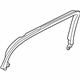 GM 23291434 Upper Molding, Rear Passenger Side GM 23291434 Upper Molding, Rear Passenger Side