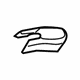 GM 84460306 Wiper Arm Cover, Rear GM 84460306 Wiper Arm Cover, Rear