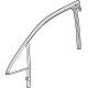 GM 26345103 Weatherstrip, Front Door Window GM 26345103 Weatherstrip, Front Door Window