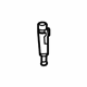 GM 22840941 Headrest Guide, Titanium, Front GM 22840941 Headrest Guide, Titanium, Front