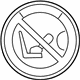 GM 19317025 Air Bag Label GM 19317025 Air Bag Label