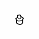 GM 15850318 Lock Knob Bezel