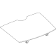 GM 85608800 Lift Gate Glass, Rear GM 85608800 Lift Gate Glass, Rear
