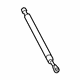 GM 42439804 Lift Cylinder, Passenger Side GM 42439804 Lift Cylinder, Passenger Side