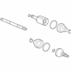 GM 84283518 Axle Assembly, Front Driver Side