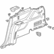 GM 85135290 Lower Quarter Trim, Black, Rear Driver Side GM 85135290 Lower Quarter Trim, Black, Rear Driver Side