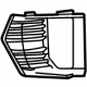 GM 84882375 Fog Lamp Bezel, Black, Front Driver Side GM 84882375 Fog Lamp Bezel, Black, Front Driver Side
