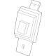 GM 13549056 Lamp, Rear License Lamp GM 13549056 Lamp, Rear License Lamp
