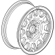 GM 85157262 Wheel, Rear Or Spare